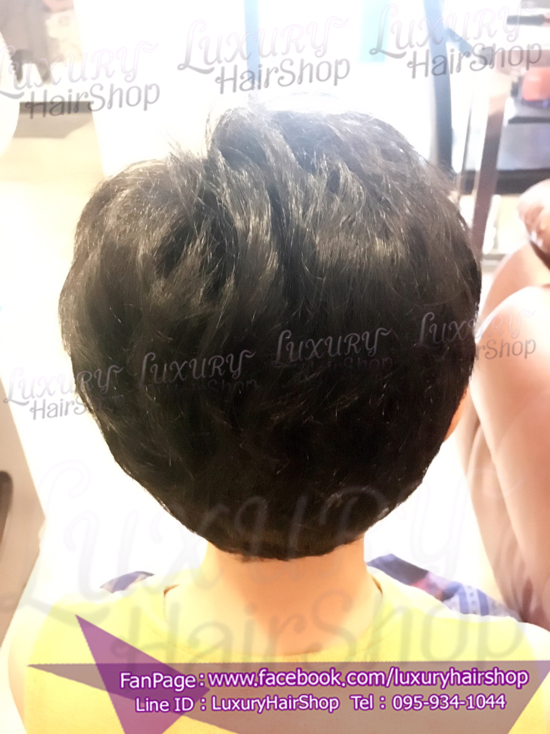 รวมภาพรีวิวลูกค้าวิกเต็มหัวบางส่วน