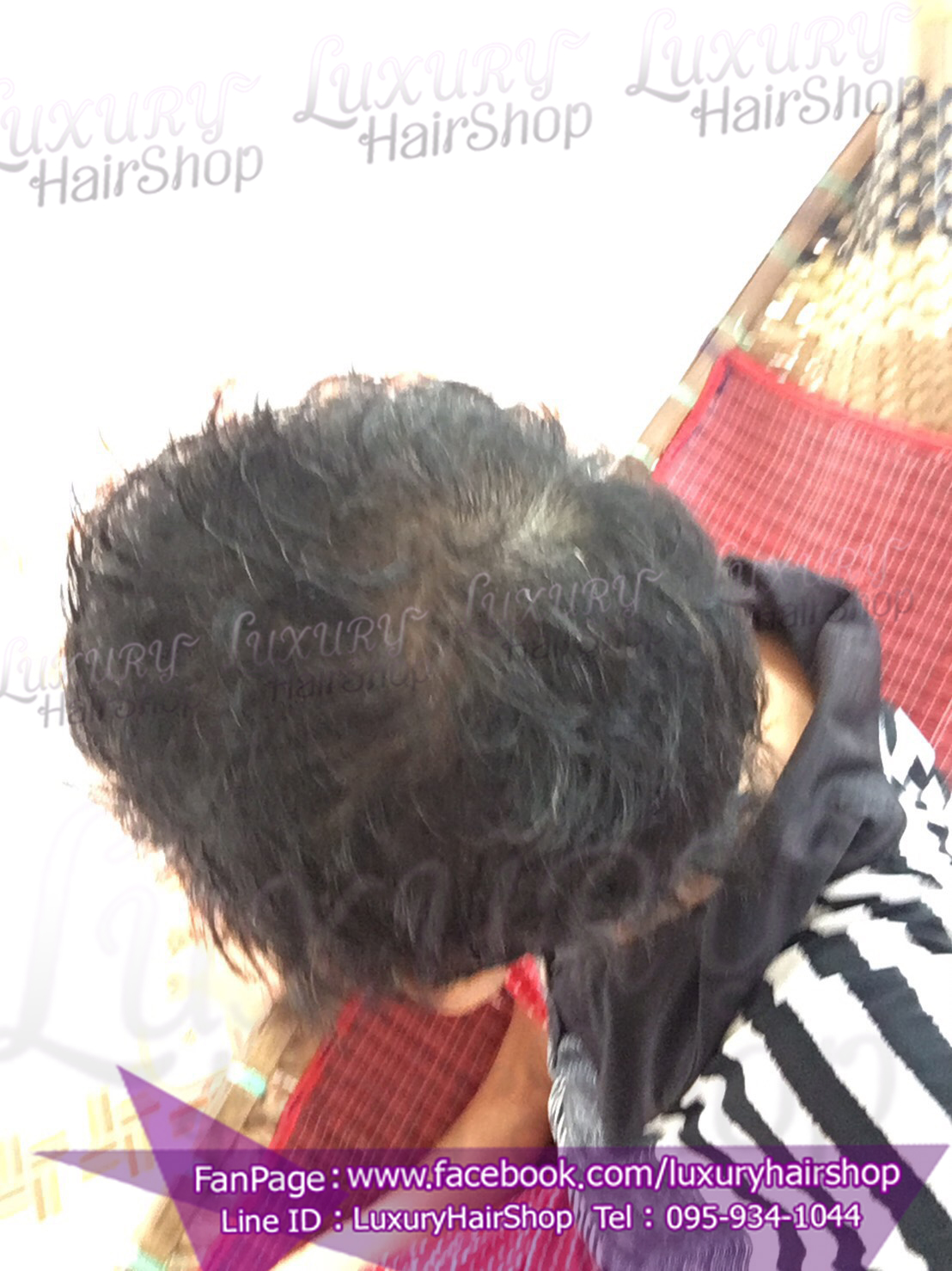 รวมภาพรีวิวลูกค้าวิกเต็มหัวบางส่วน