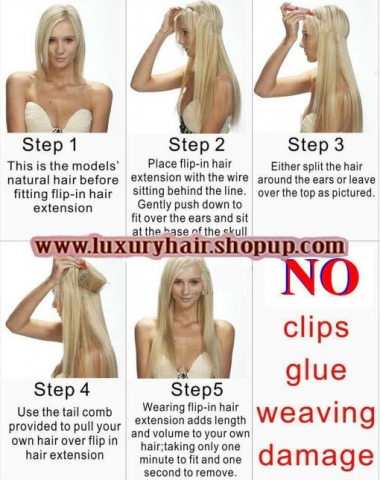 Flip-in Hair Flip-in Hair